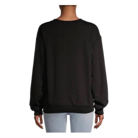 Disney Villains Graphic Mood Sweatshirt Black Crewneck Juniors Size Small (3-5) - Picture 4 of 4